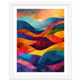 Abstract Rainbow Mountain Landscape thumbnail