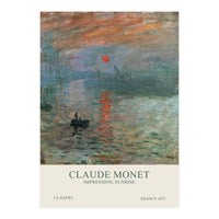 Claude Monet - Impression, Sunrise (Print Only)