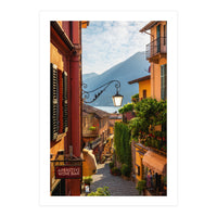 The famous street of Bellagio (Print Only)