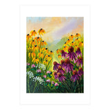 Impasto Wildflower Meadow Painting  (Print Only) thumbnail