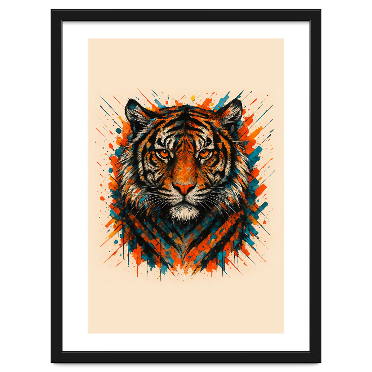 Tiger Animal Watercolor