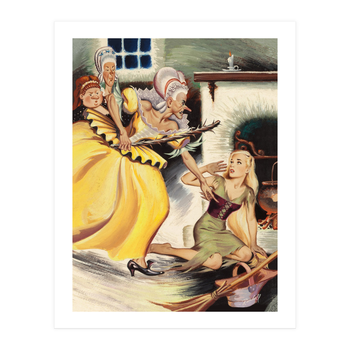 Pinup Cinderella  (Print Only)