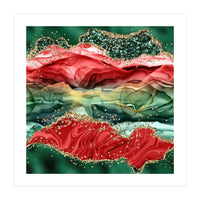 Christmas Glitter Agate Texture 04  (Print Only)