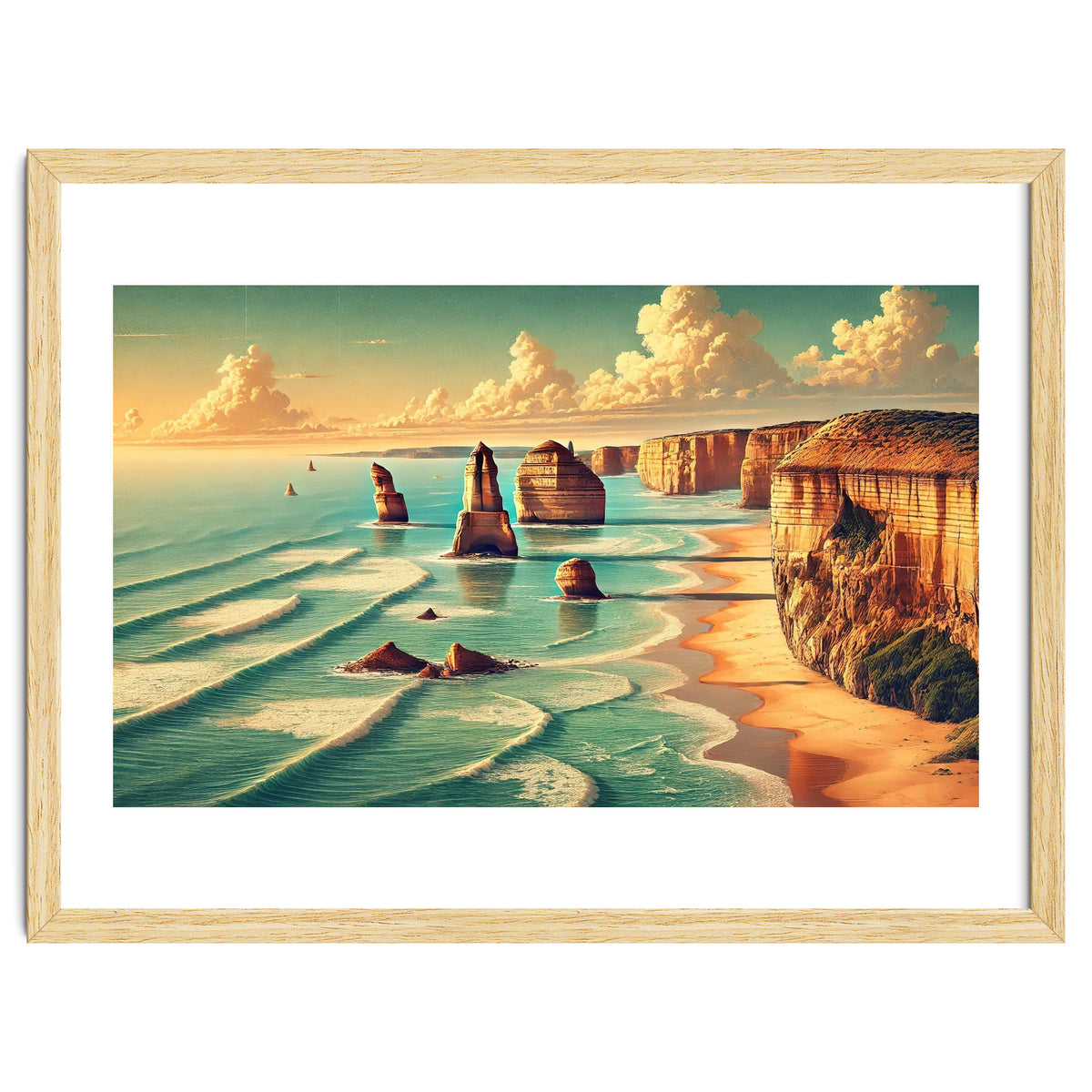 Vintage Australia, Great Ocean Road Poster
