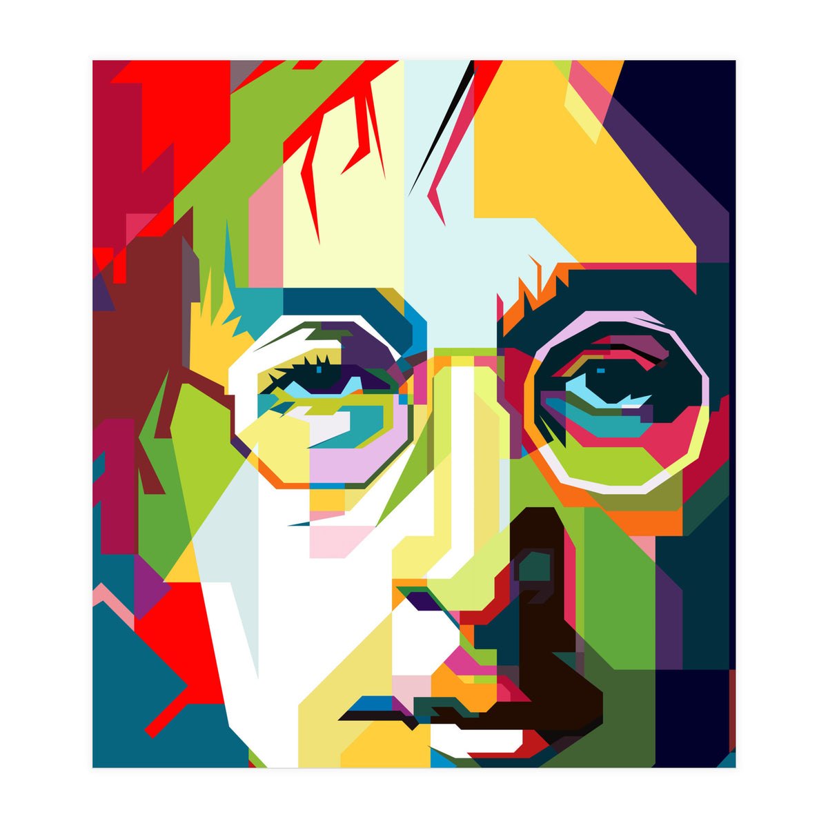 John Lennon Imagine Pop Art Wpap (Print Only)