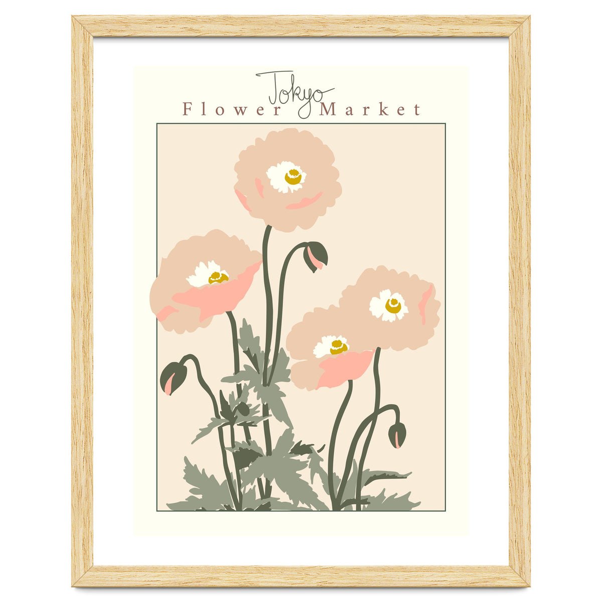 Flower Market Tokyo Poppy