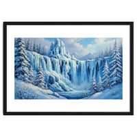 Frozen Cascades of Winter