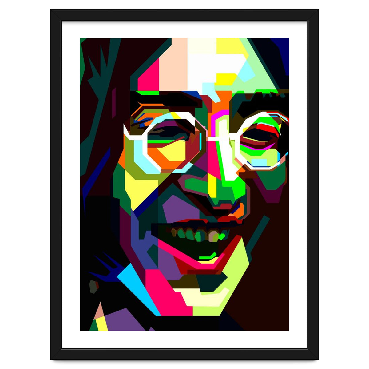 John Lennon English Rock And Roll Pop Art Wpap
