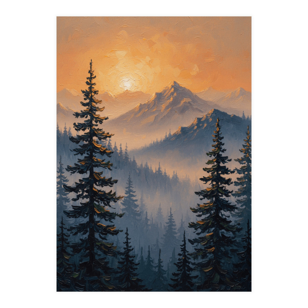 Ethereal Alpine Glow (Print Only)