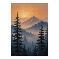 Ethereal Alpine Glow (Print Only)