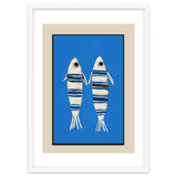 Minimal Fish On Blue thumbnail