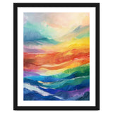 Vibrant Impasto Abstract Landscape Painting thumbnail