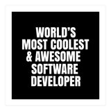 World's most coolest and awesome software developer (Print Only) thumbnail