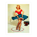 Pinup Dancing Girl (Print Only) thumbnail