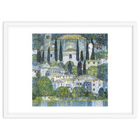 Gustav Klimt – Kirche in Cassone (1913) | Vibrant Landscape Masterpiece Art Print