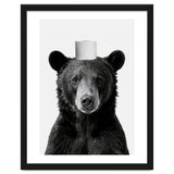 Bear, Toilet Paper Crown, Nursery Animal Art for Children thumbnail
