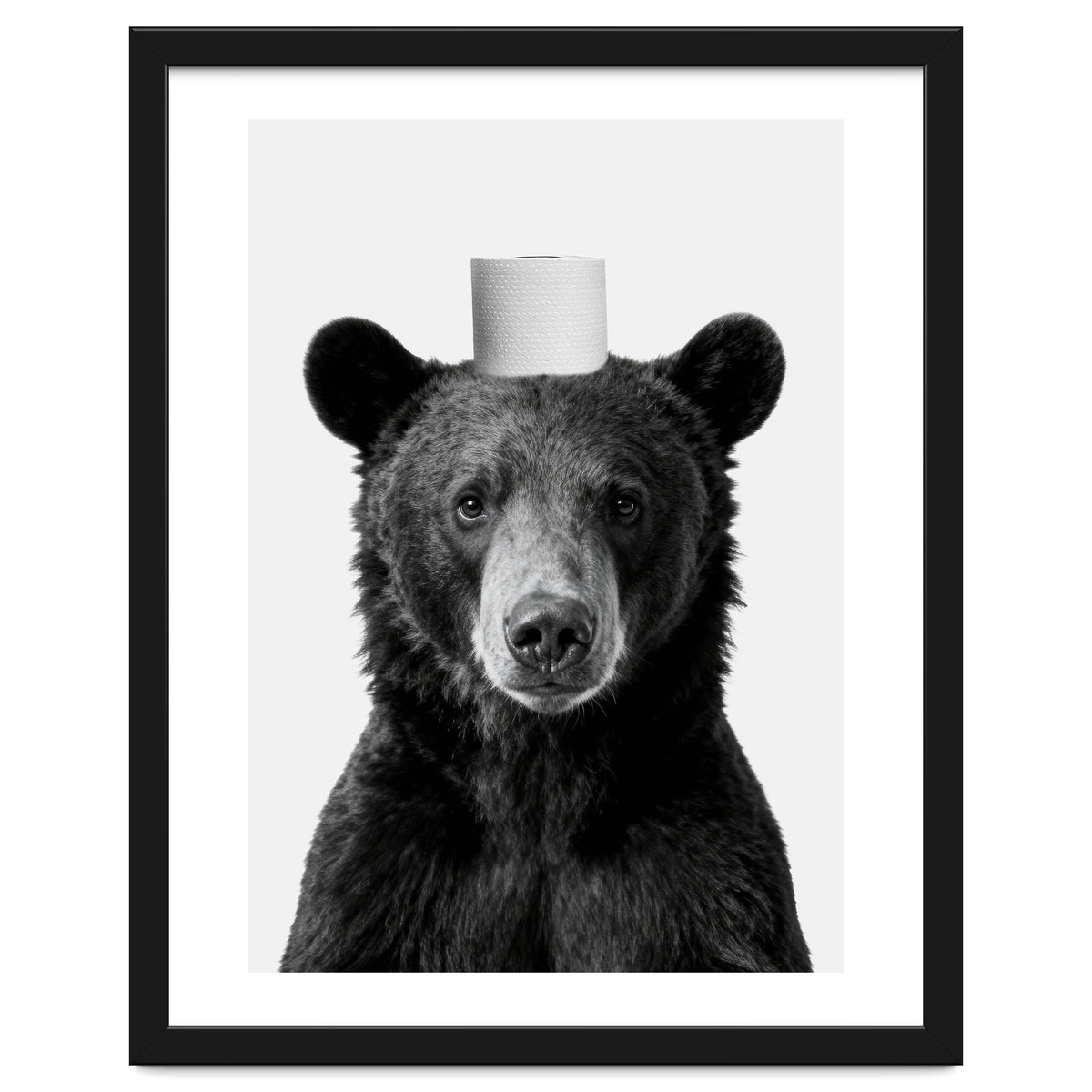 Bear, Toilet Paper Crown, Nursery Animal Art for Children