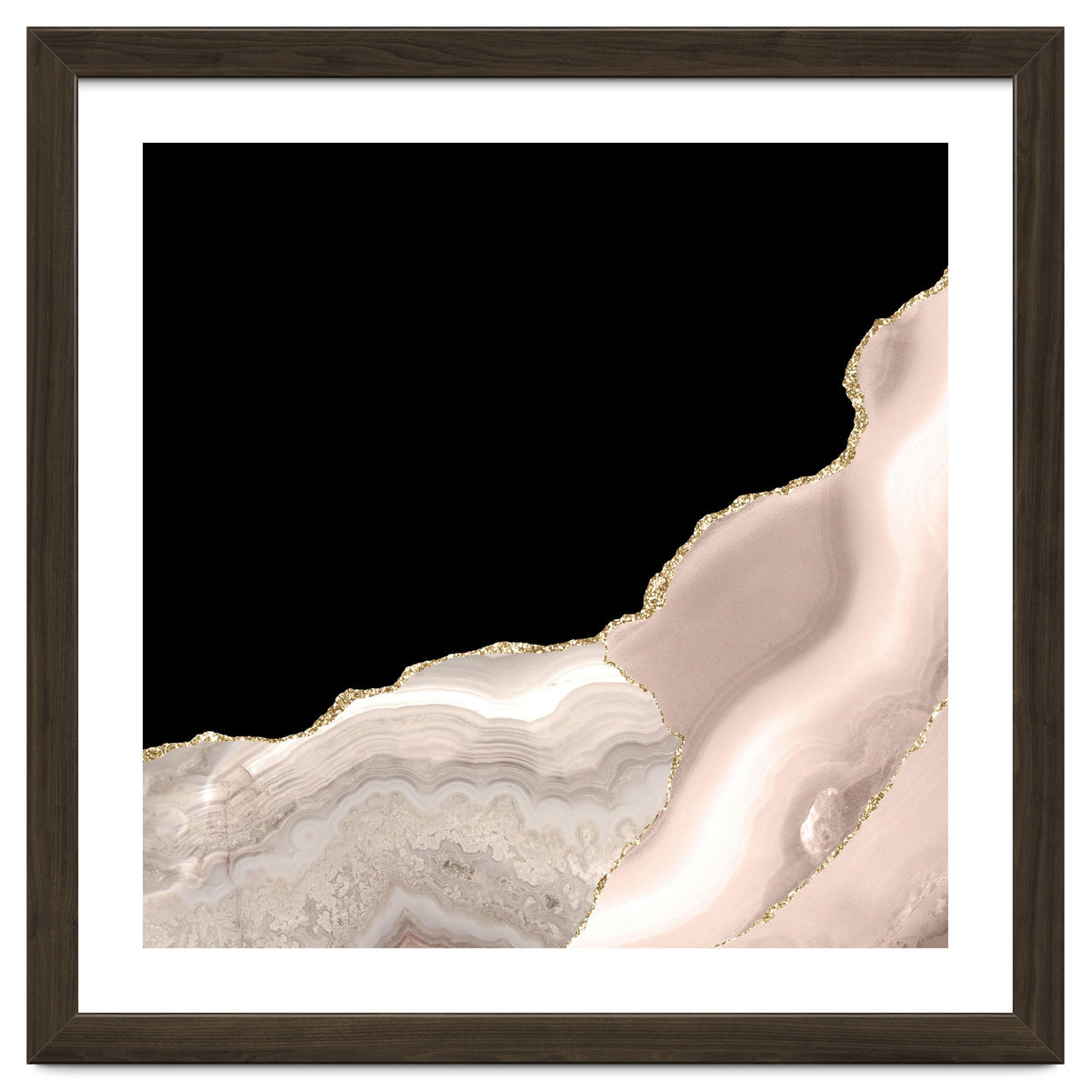 Ivory & Gold Agate Texture 04