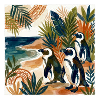 Beachside Penguin Gathering (Print Only)