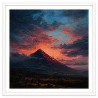 Majestic Mountain Peak at Sunset