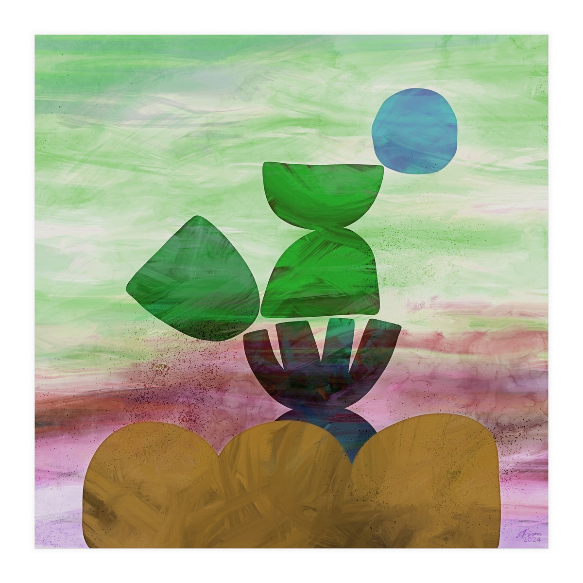 Balance (green) (Print Only)