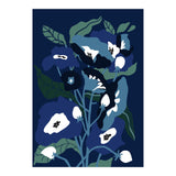 Garden Flowers at night (Print Only) thumbnail