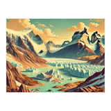 Vintage Argentina, Patagonia Glaciers Poster (Print Only) thumbnail