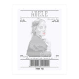 Receipt Art Adele (Print Only) thumbnail