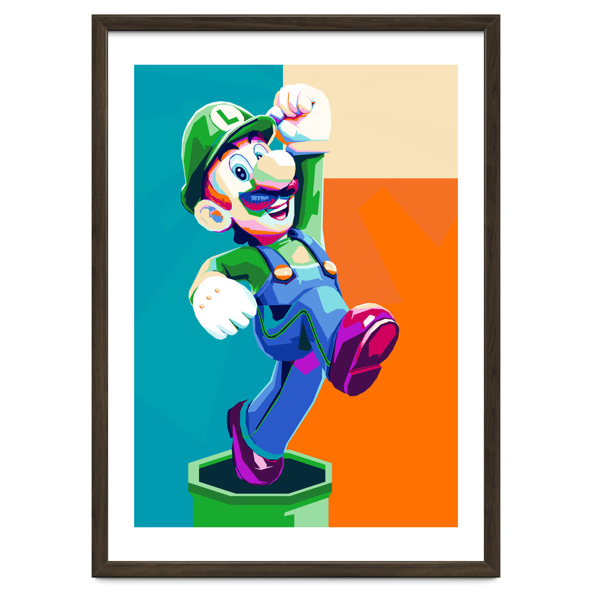 Mario Luigi Pop Art Cartoon Pop Art