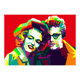 Marilyn Monroe And James Dean Pop Art WPAP (Print Only) thumbnail