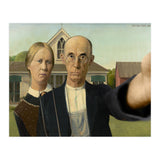 American Gothic - Grant Wood - Selfie (Print Only) thumbnail