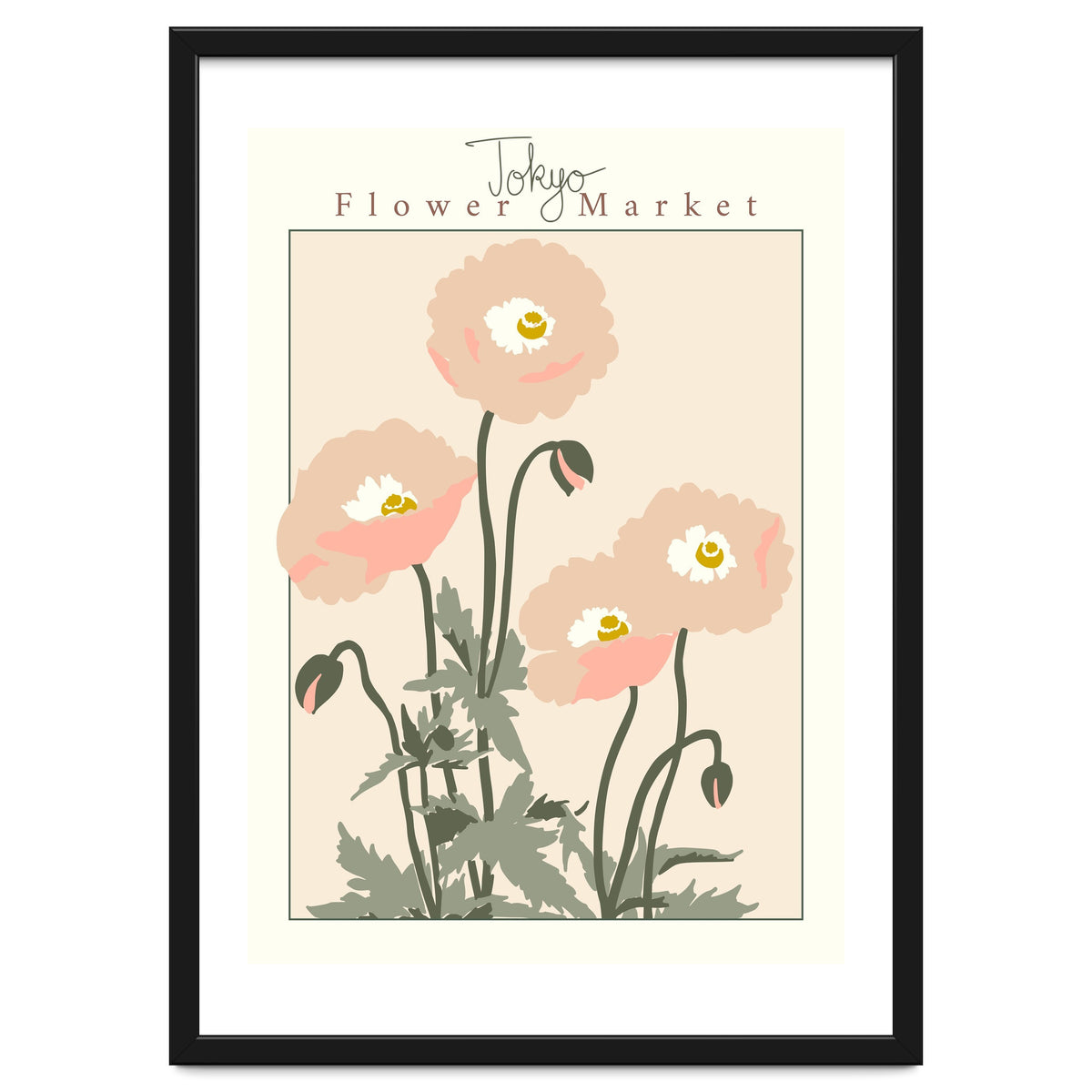 Flower Market Tokyo Poppy