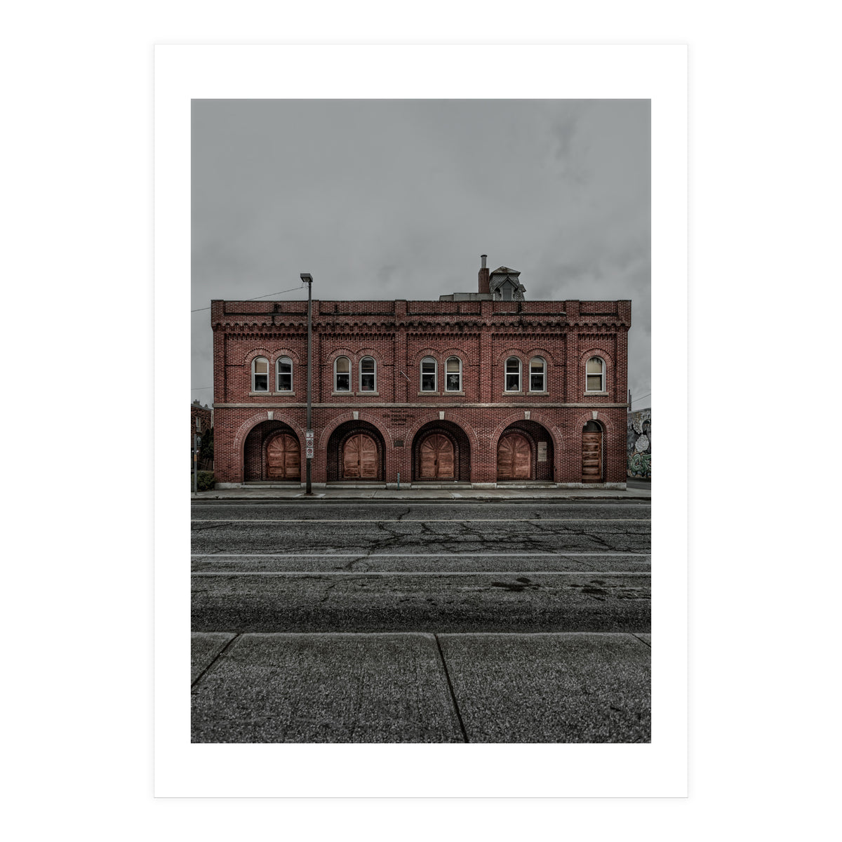 Central Fire Hall No 1 Color Version (Print Only)