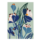 Florals At Night – Modern Illustration Light (Print Only) thumbnail