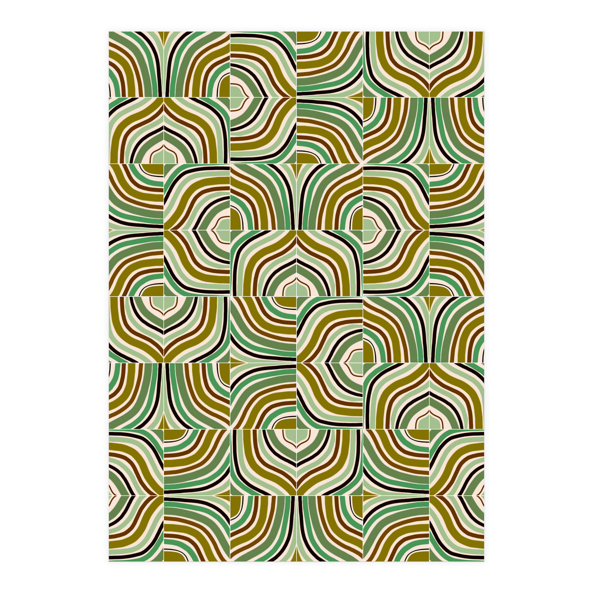 Jade Rainbow Mixed Tiles (Print Only)