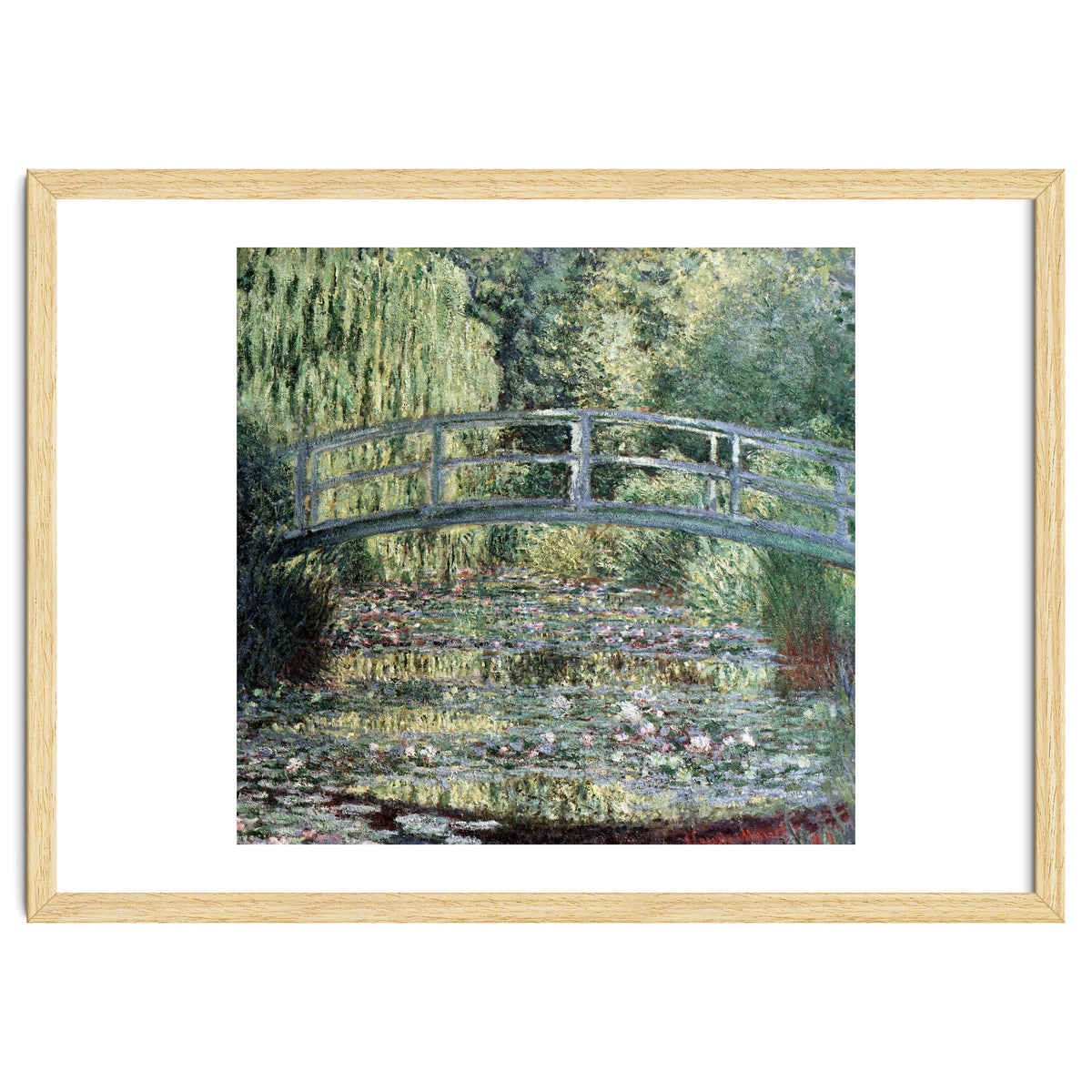 The Waterlily Pond: Green Harmony - 1899 - 89x93,5 cm - oil on canvas.