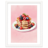 Berry Pancakes – Watercolor Breakfast Food thumbnail
