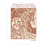 Woman With A Butterfly (Print Only) thumbnail