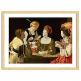 French school. The Cheater with the Ace of Diamonds. Le Tricheur à l'As de Carreaux. 17th century... thumbnail