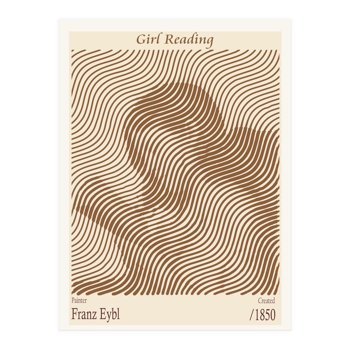 Girl Reading – Franz Eybl (1850) (Print Only)