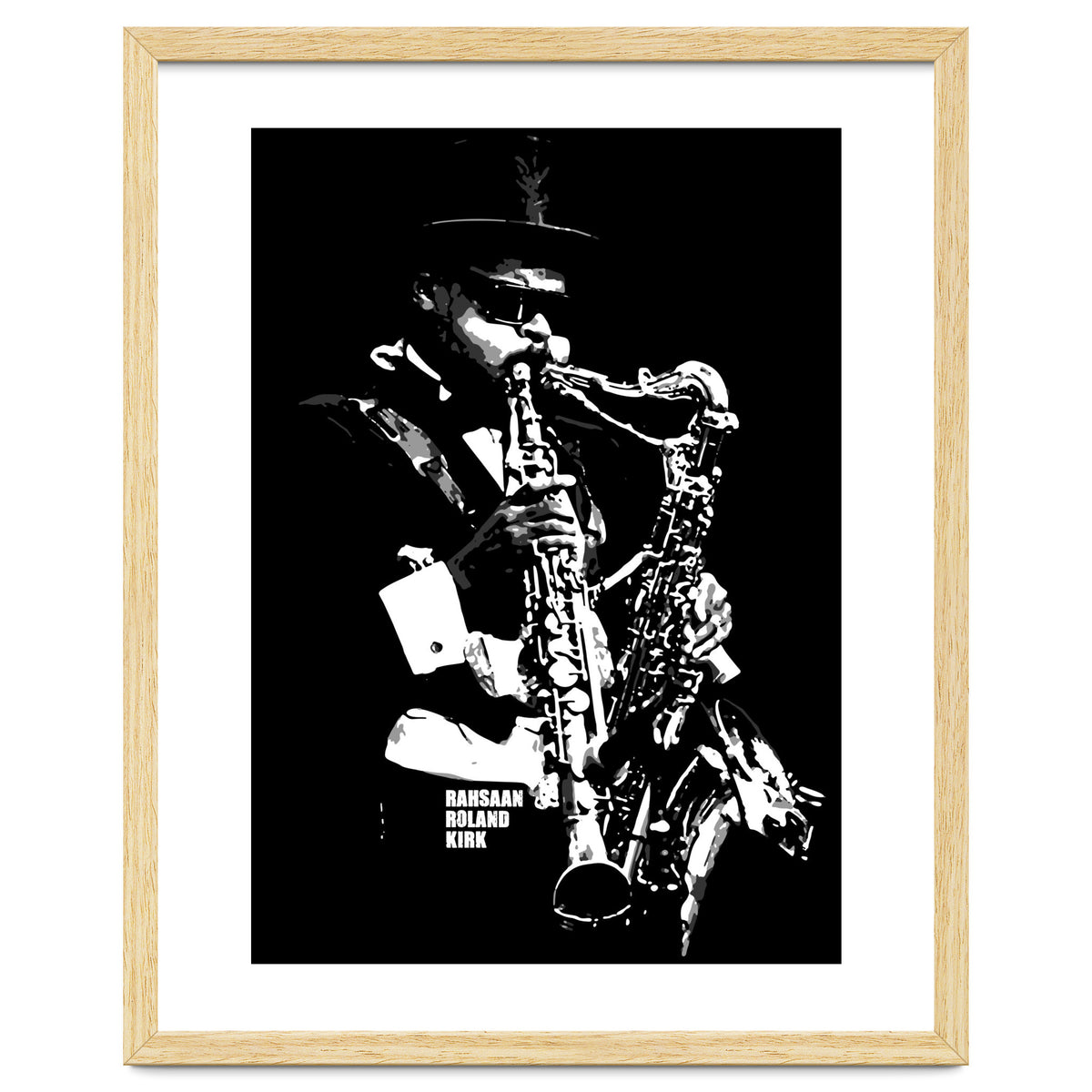 Rahsaan Roland Kirk American Jazz Multi-Instrumentalist
