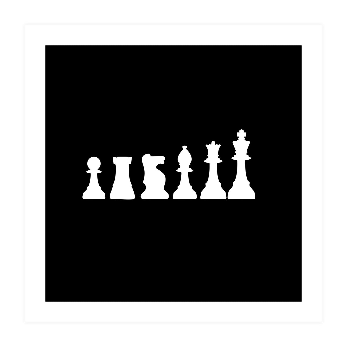 Chess Game Pieces (Print Only)
