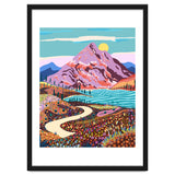 Alice In Wonder Valley, Nature Landscape Floral Positivity Meadow, Mountains Travel Pastel Bohemian Eclectic Spring, River Hope Vintage Good Vibes thumbnail