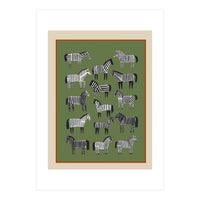 Striped Horses (Print Only)