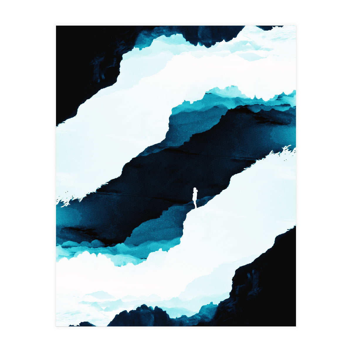 Teal Isolation (Print Only)