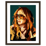 Jennifer Lopez Celebrity Art Retro Style Illustration thumbnail