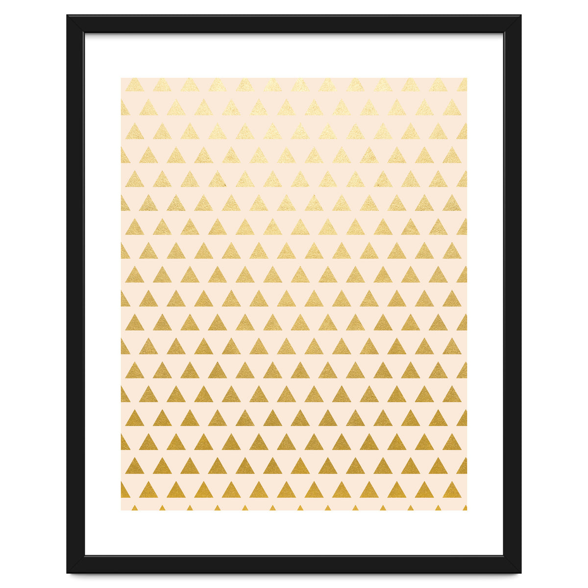 Blush + Gold Triangles #society6 #decor #buyart