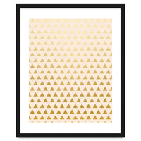 Blush + Gold Triangles #society6 #decor #buyart