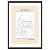 Self Portrait – Leonardo Da Vinci (ascii Art) thumbnail