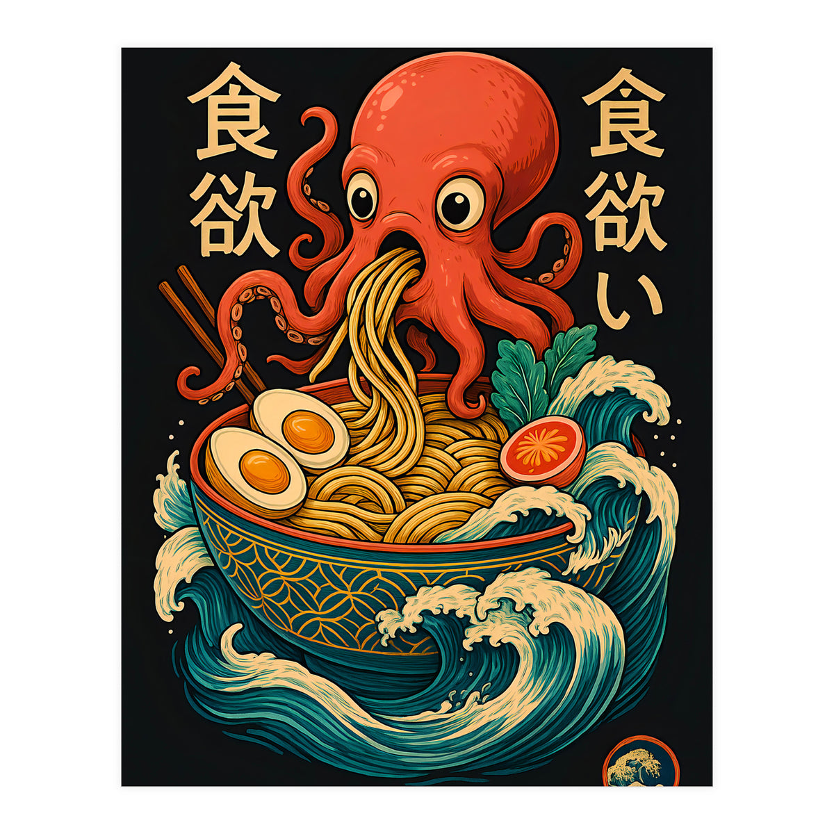 Ramen Octopus (Print Only)